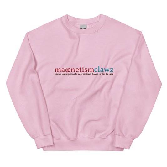 light pink crewneck sweatshirt