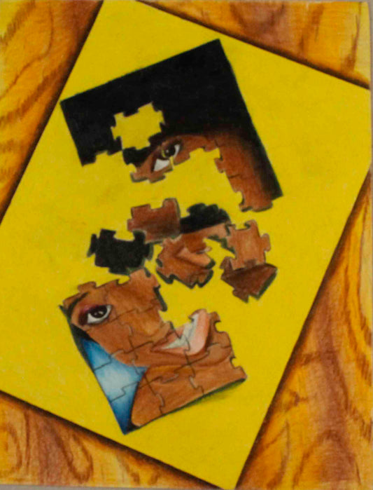 Puzzle Portrait 11 x 14 Replica Print Limited Edition