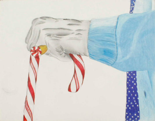 Candy Cane 11 x 14 Replica Print Limited Edition